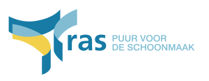 Logo met de tekst 'ras puur voor de schoonmaak'.